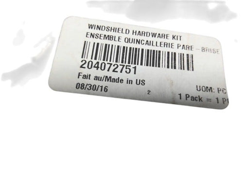 Fits 2007-2009 Sea-Doo 180 Challenger SE / 180 Challenger Windshield Hardware KIT, OEM Part # 204072751