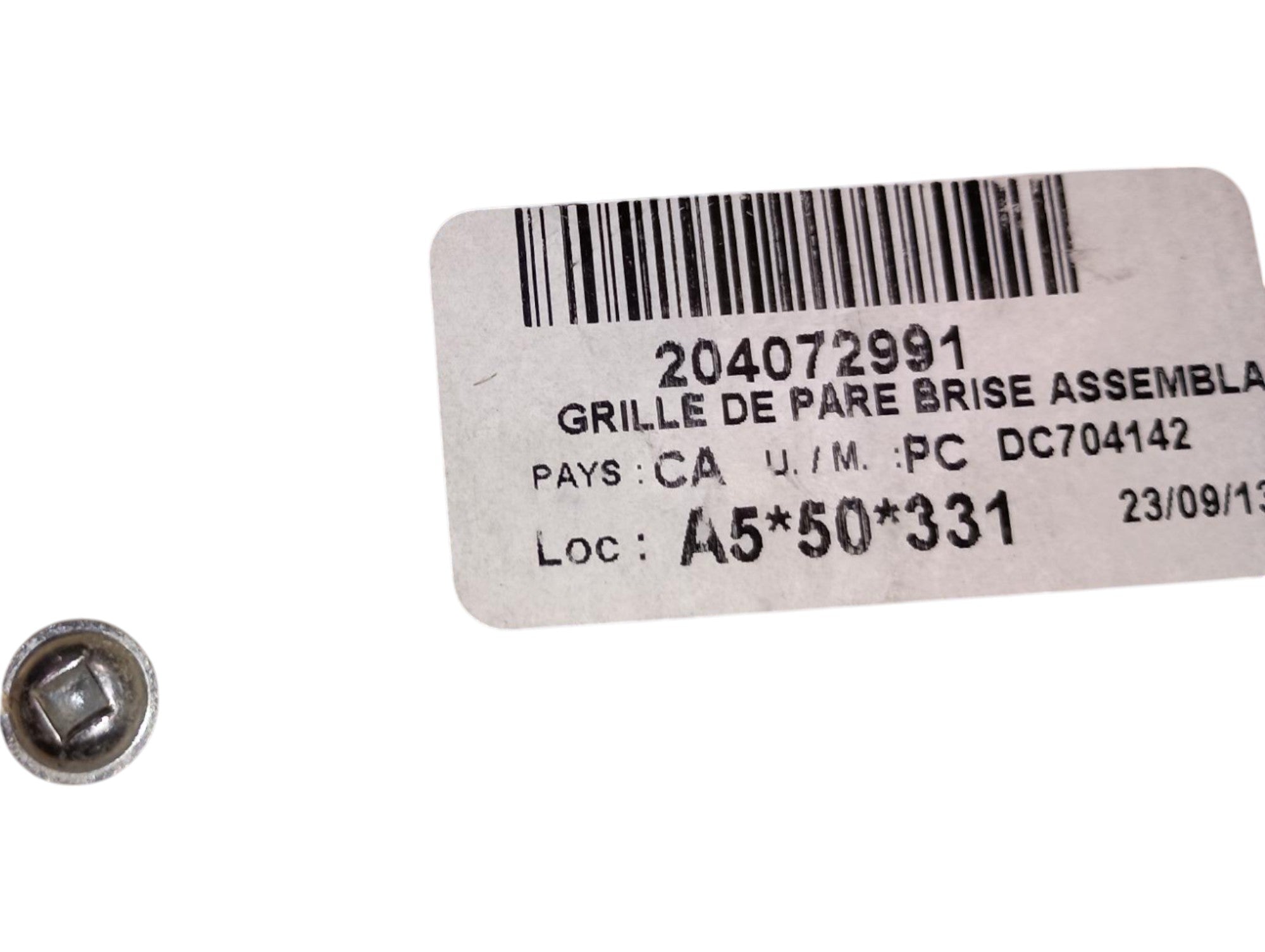 2007-2010 Fits Sea-Doo Windshield Gate Ass'y, Port Side, OEM Part # 204072991 - Vintage image