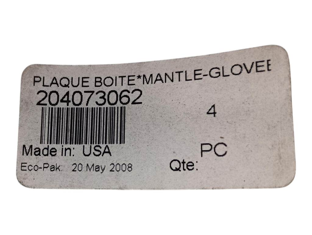 2008 Fits Sea-Doo 180 Challenger SE 215 Mantle Glovebox, OEM Part # 204073062 - Vintage image