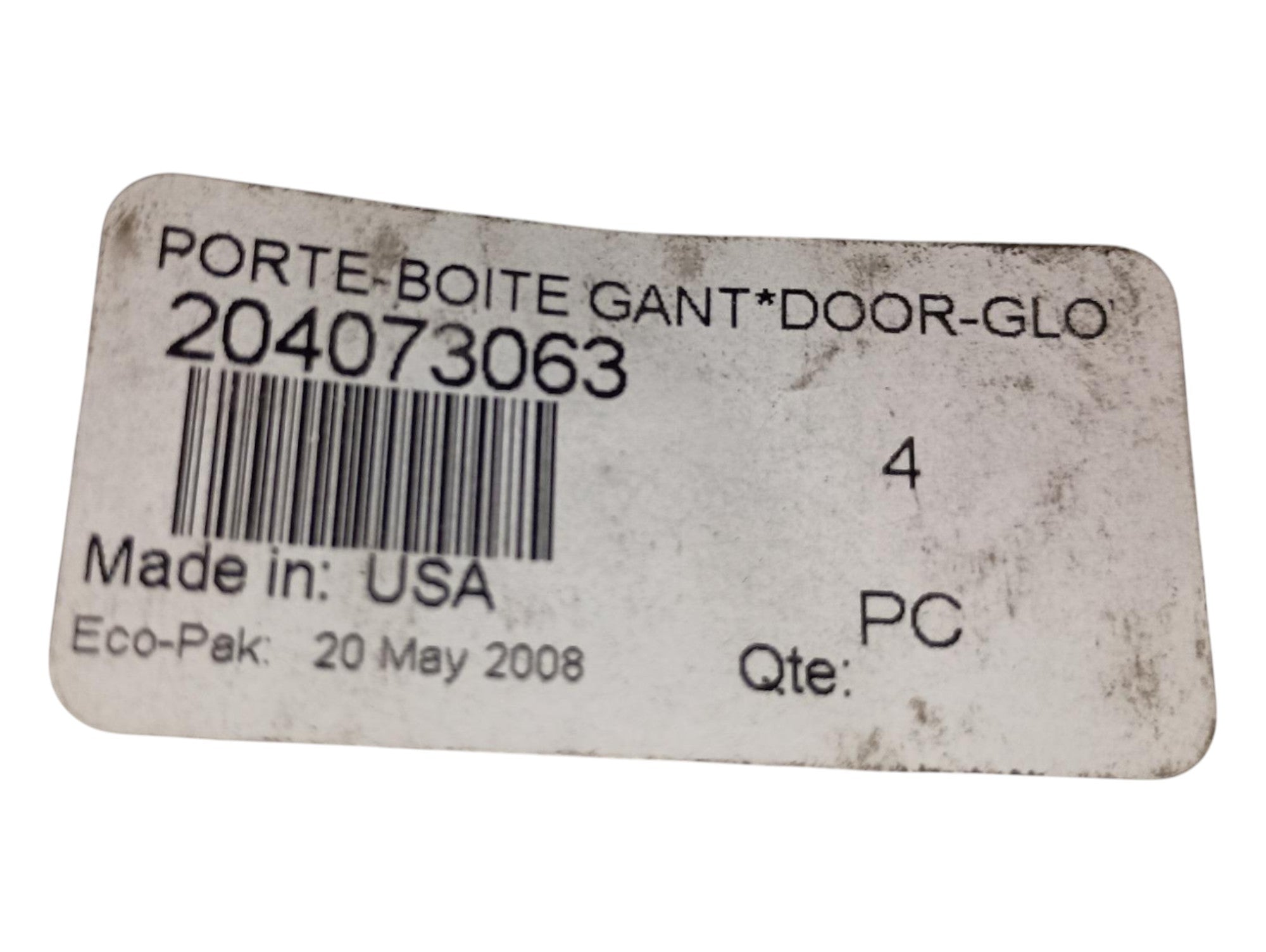 2008 Fits Sea-Doo 180 Challenger SE 215 Glove Box Door, OEM Part # 204073063 - Vintage image
