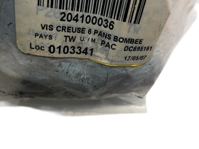 Fits 2000-2009 Sea-Doo Islandia SE 2 x 215 SCIC / Islandia SE 430 Socket HEAD Screw 1/4 X 1, OEM Part # 204100036