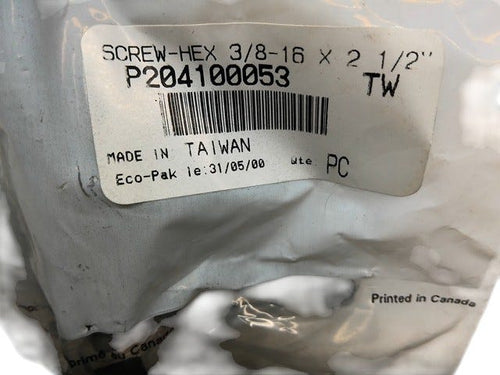 Fits 2000-2009 Sea-Doo Islandia SE 2 x 215 SCIC / Islandia SE 430 HEX. Screw 3/8-16 X 2-1/2, OEM Part # 204100053
