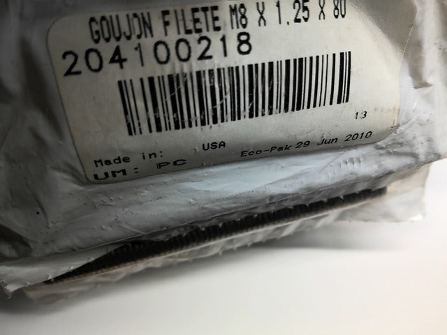 2007-2010 Fits Sea-Doo Challenger SP Threaded Stud M8 X 80, OEM Part # 204100218 - Vintage image