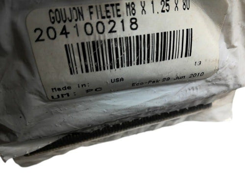 Fits 2007-2010 Sea-Doo 230 Wake SE 510 / 230 Challenger SP Threaded STUD M8 X 80, OEM Part # 204100218