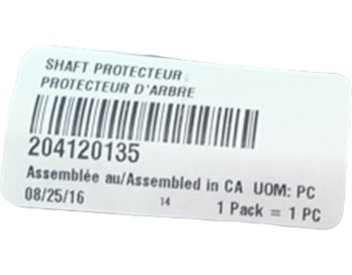 Sea-Doo Shaft Protecteur, OEM Part # 204120135