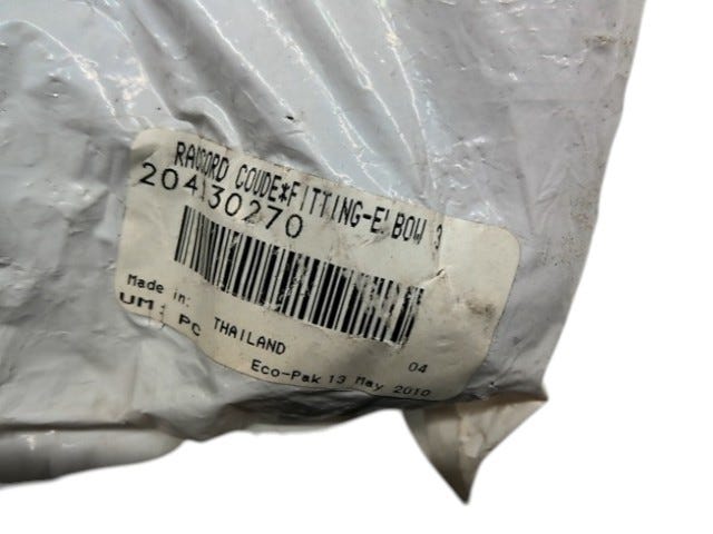 Fits 2010 Sea-Doo 230 Wake SE 430 / 230 Wake SE 510 Elbow Fitting 3/4" Yellow, OEM Part # 204130270