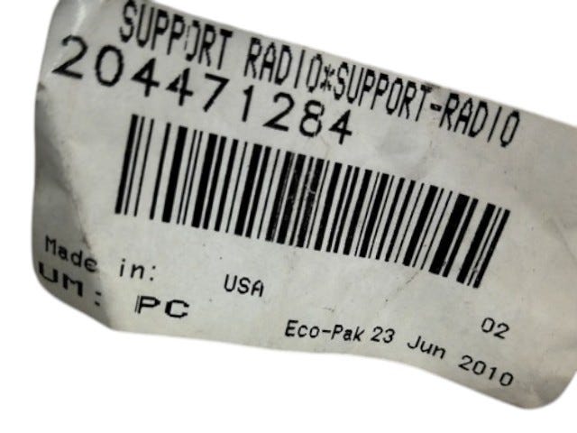 Fits 2008-2010 Sea-Doo 230 Challenger SP 310 / 230 Challenger SP 430 Radio Support, OEM Part # 204471284