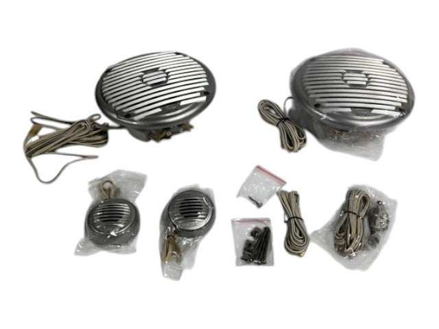 2012 Fits Sea-Doo 230 Challenger SE 430 Speaker Set Silver, OEM Part # 204471317 - Vintage image