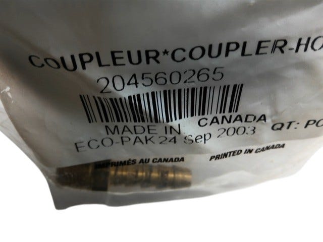 Fits 2003-2011 Sea-Doo 150 Speedster 155 / 150 Speedster 255 Coupler, OEM Part # 204560265