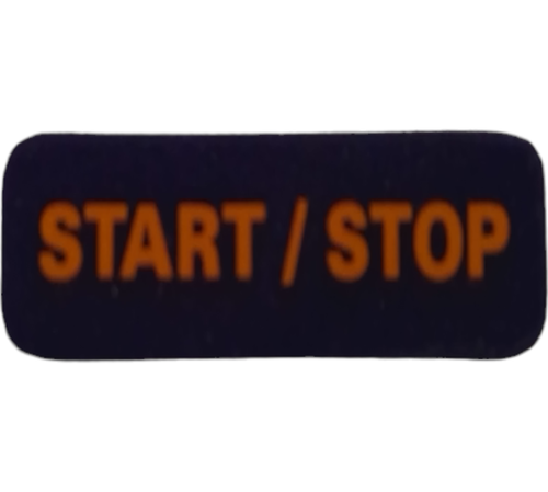 Sea-Doo Start Stop Dash Label, OEM Part # 204901273