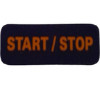 2003-2009 Fits Sea-Doo 1 X 215 Scic Start/ Stop Dash Label, OEM Part # 204901273 - Vintage image