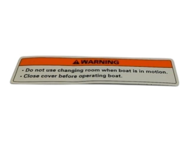 Fits 2004-2009 Sea-Doo Islandia SE 2 x 215 SCIC / Islandia SE 430 Warning Decal Changing ROO, OEM Part # 204901349