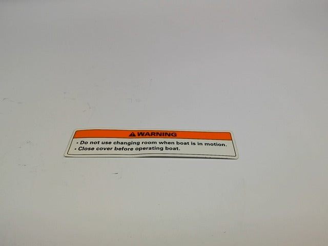 2004-2009 Fits Sea-Doo SE 430 Warning Decal Changing Roo, OEM Part # 204901349 - Vintage image