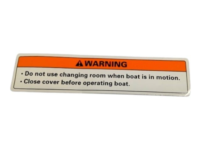 Fits 2004-2009 Sea-Doo Islandia SE 2 x 215 SCIC / Islandia SE 430 Warning Decal Changing ROO, OEM Part # 204901349