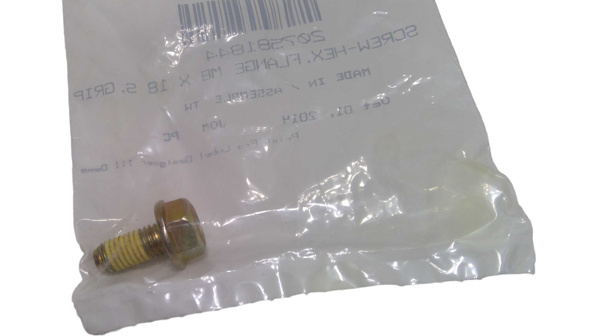 BRP HEX. Flanged Screw M8 X 20, OEM Part # 207581844