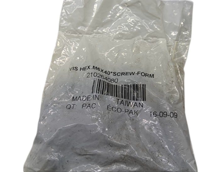 Sea-Doo Hex Screw M6 X 40, OEM Part # 210264080