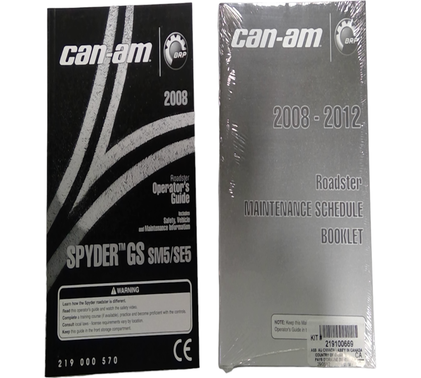 2008 Fits Can-Am Gs 990 Semi-Automatic Operator Guide, OEM Part # 219000570 - Vintage image