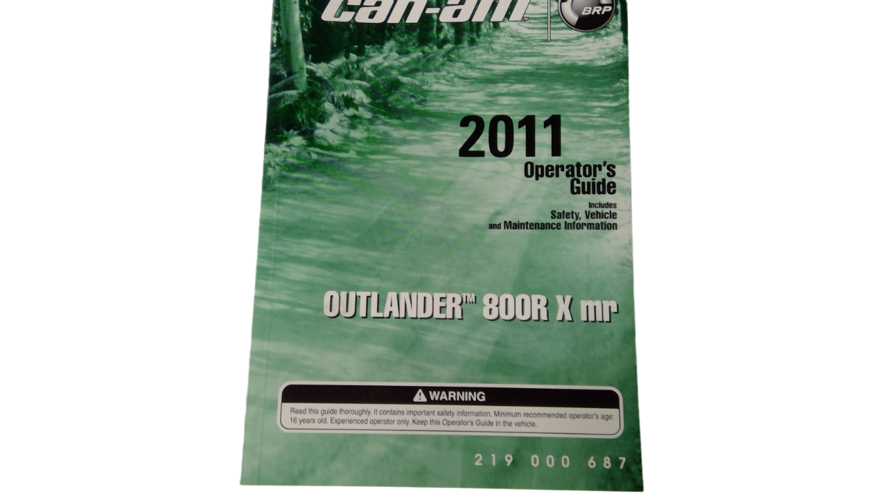 Fits BRP Operator Guide, OEM Part # 219000687