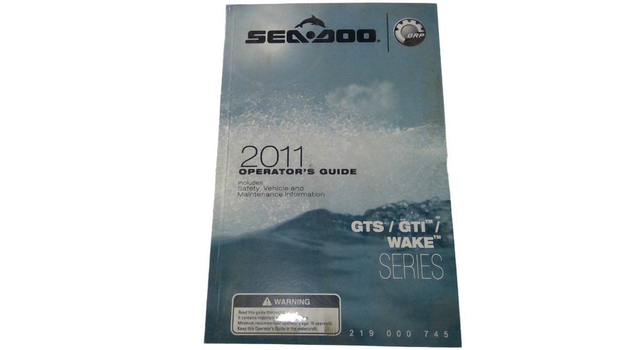 Fits BRP Owner Guide, OEM Part # 219000745