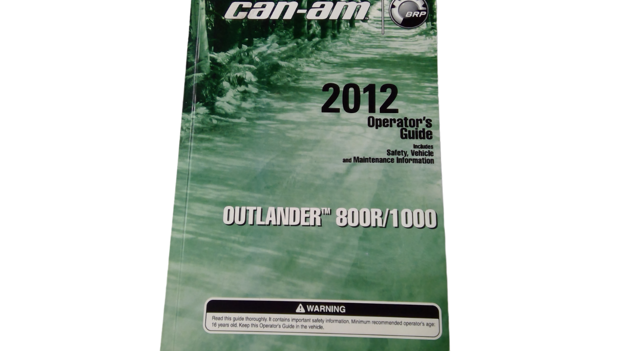 Fits BRP Operator Guide, OEM Part # 219000813
