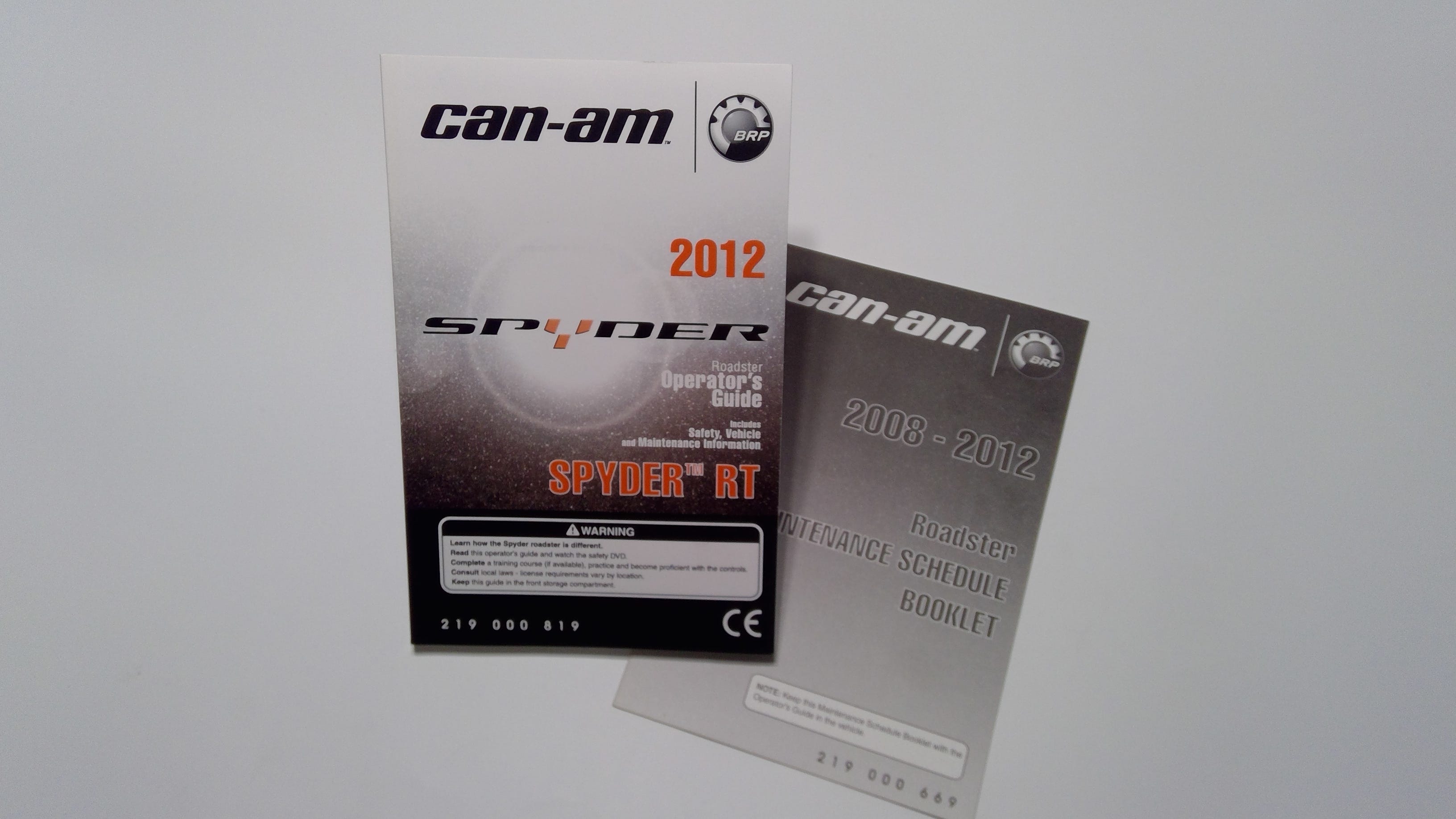 Can-Am Operator Guide, OEM Part # 219000819