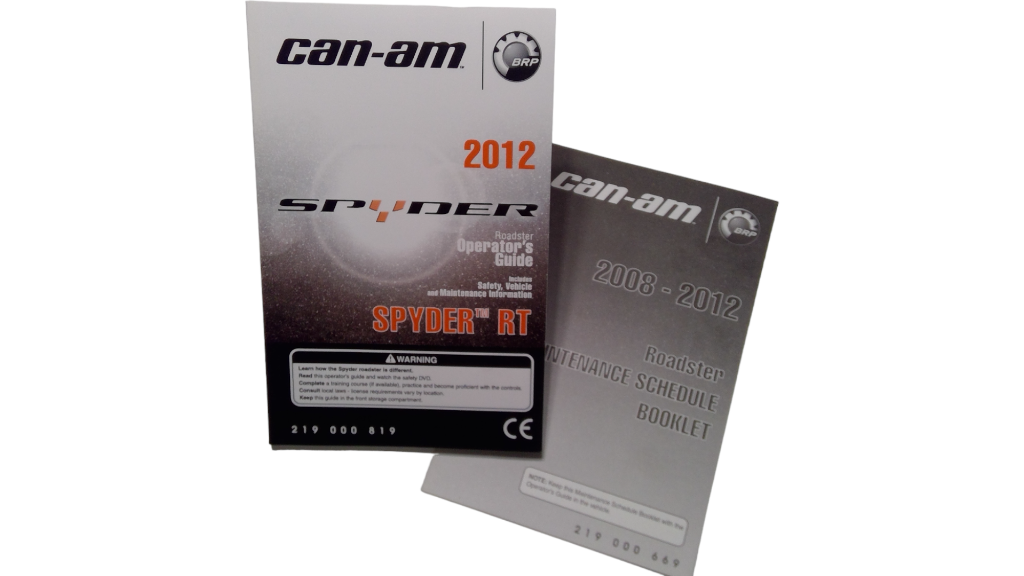 2010 Fits BRP Se5/ Spyder Rs Roadster Sm5 Operator Guide, OEM Part # 219000819 - Vintage image