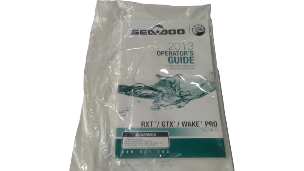 Fits BRP Owner Guide, OEM Part # 219001002 - Vintage image
