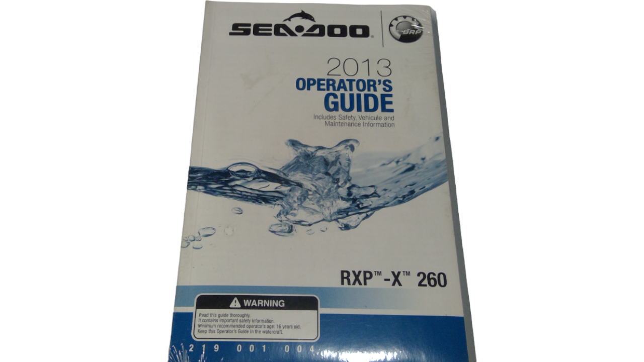 Fits BRP Owner Guide, OEM Part # 219001004 - Vintage image