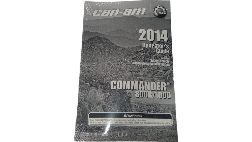 Fits BRP Operator Guide 2014, OEM Part # 219001148 - Vintage image