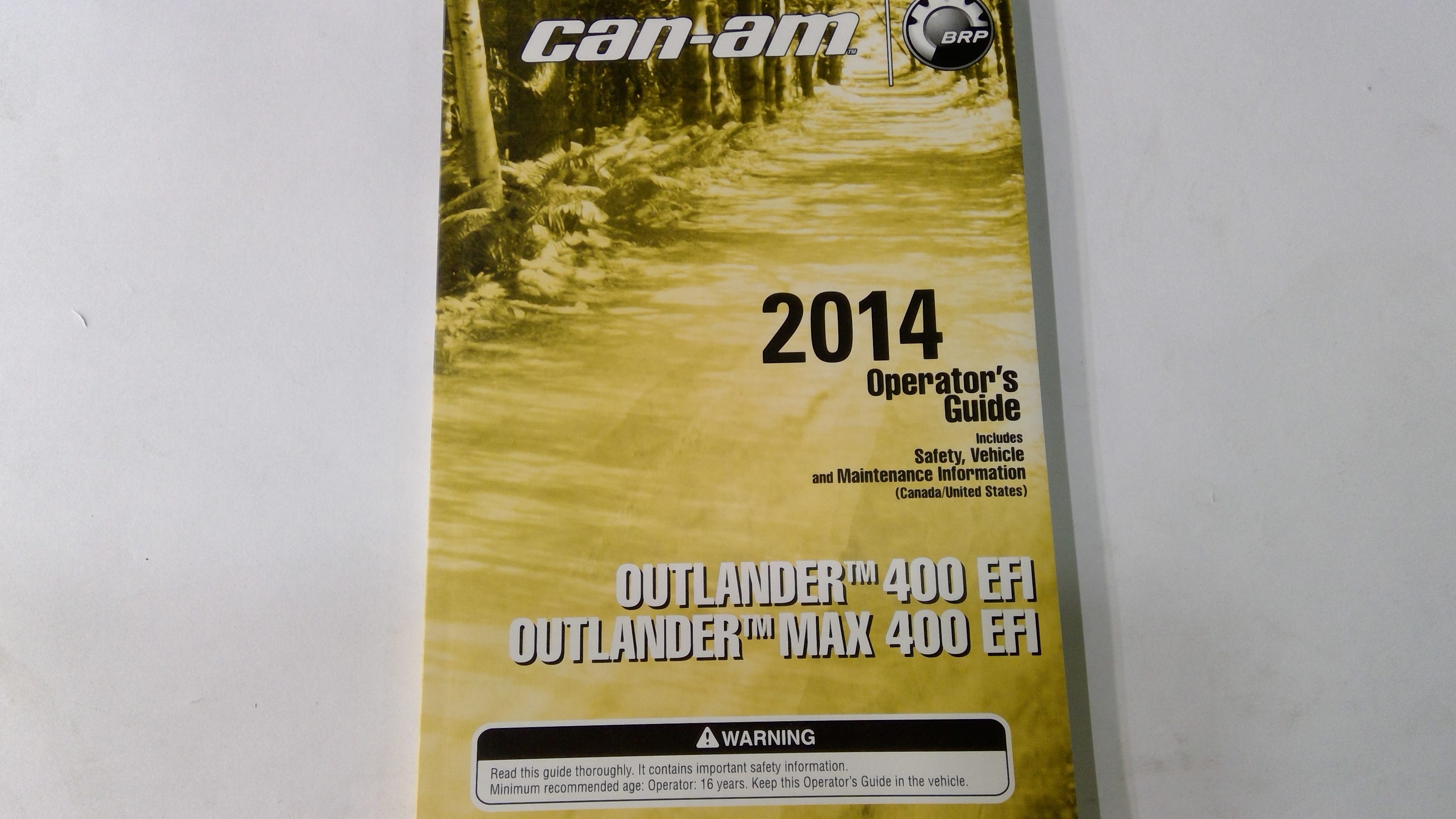 Fits BRP Operator Guide 2014, OEM Part # 219001179