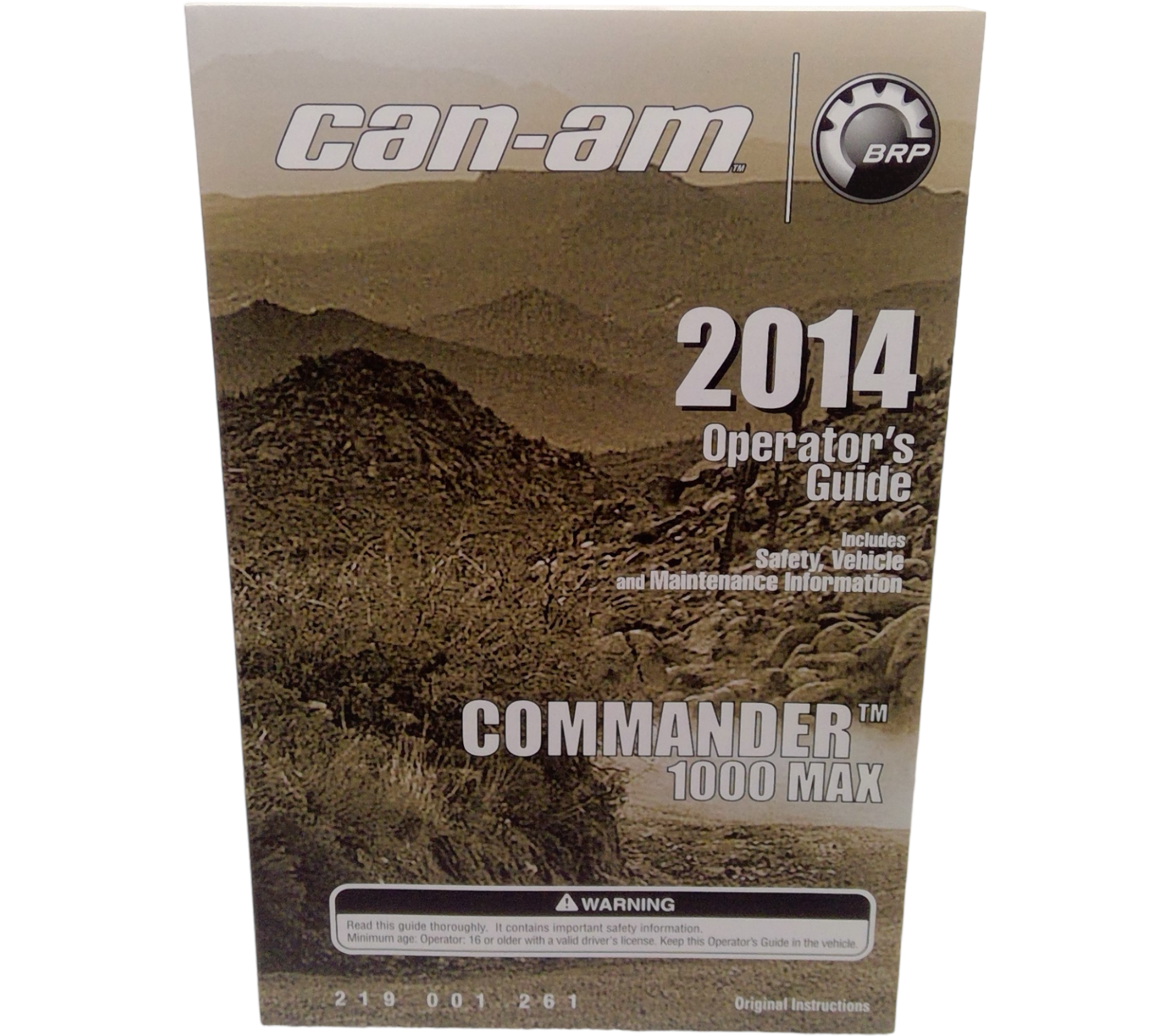 Fits BRP Operator Guide 2014, OEM Part # 219001261 - Vintage image