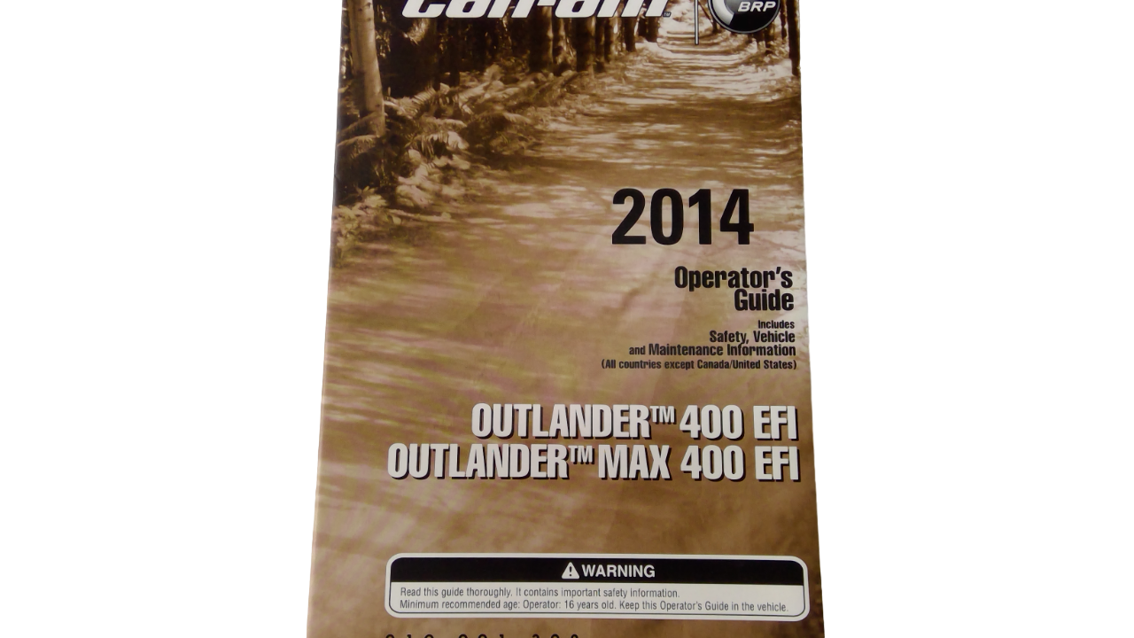 Fits BRP Operator Guide 2014, OEM Part # 219001328