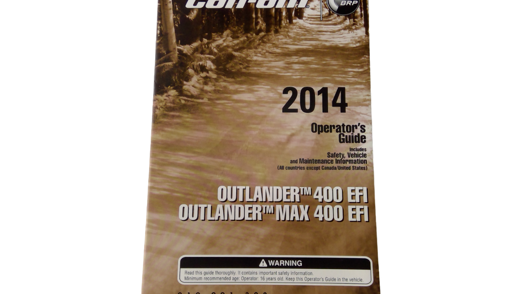 Fits BRP Operator Guide 2014, OEM Part # 219001328 - Vintage image