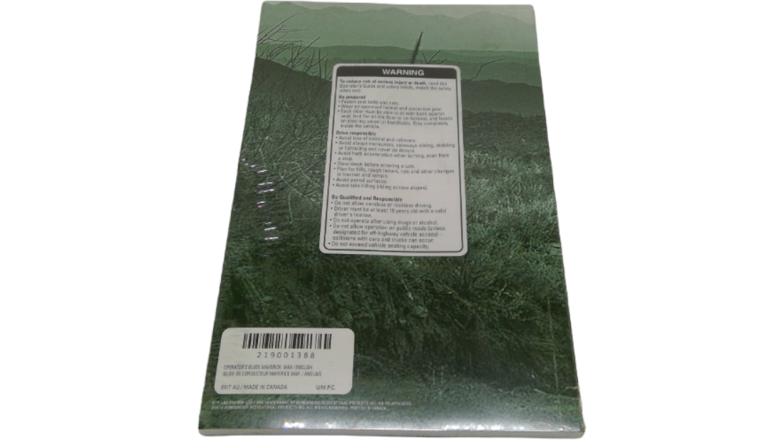 Fits BRP Operator Guide 2015, OEM Part # 219001388 - Vintage image