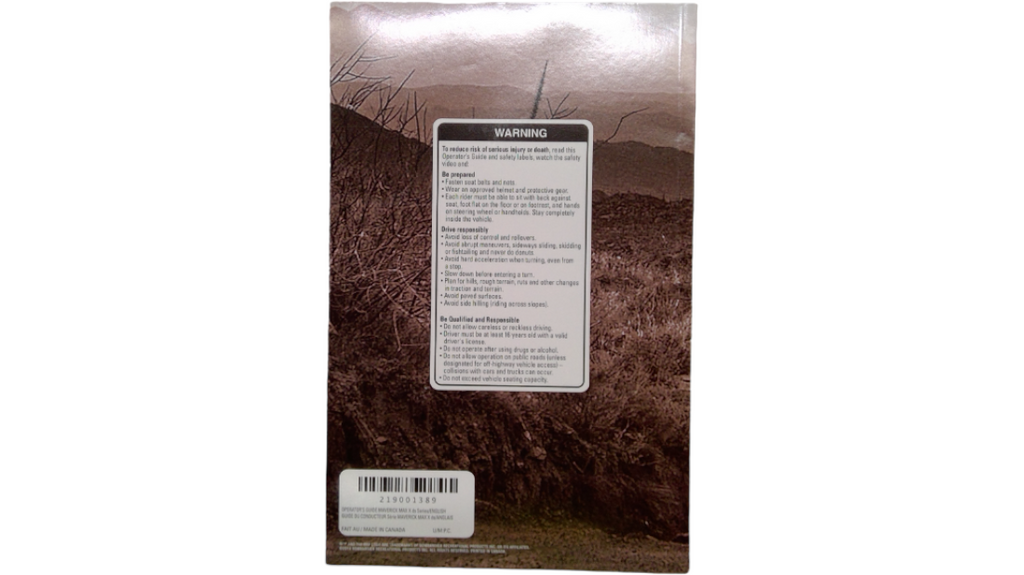 Fits BRP Operator Guide 2015, OEM Part # 219001389 - Vintage image
