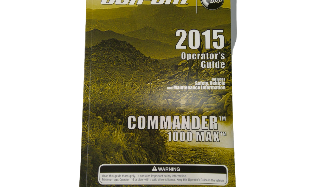 Fits BRP Operator Guide 2015, OEM Part # 219001393