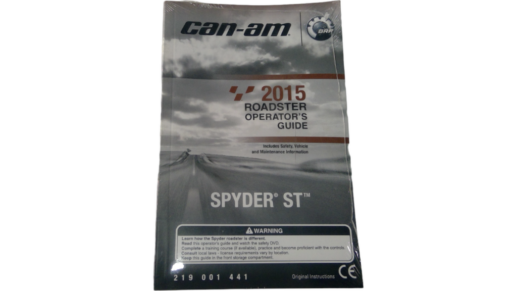 Fits BRP Operator Guide 2015, OEM Part # 219001441 - Vintage image