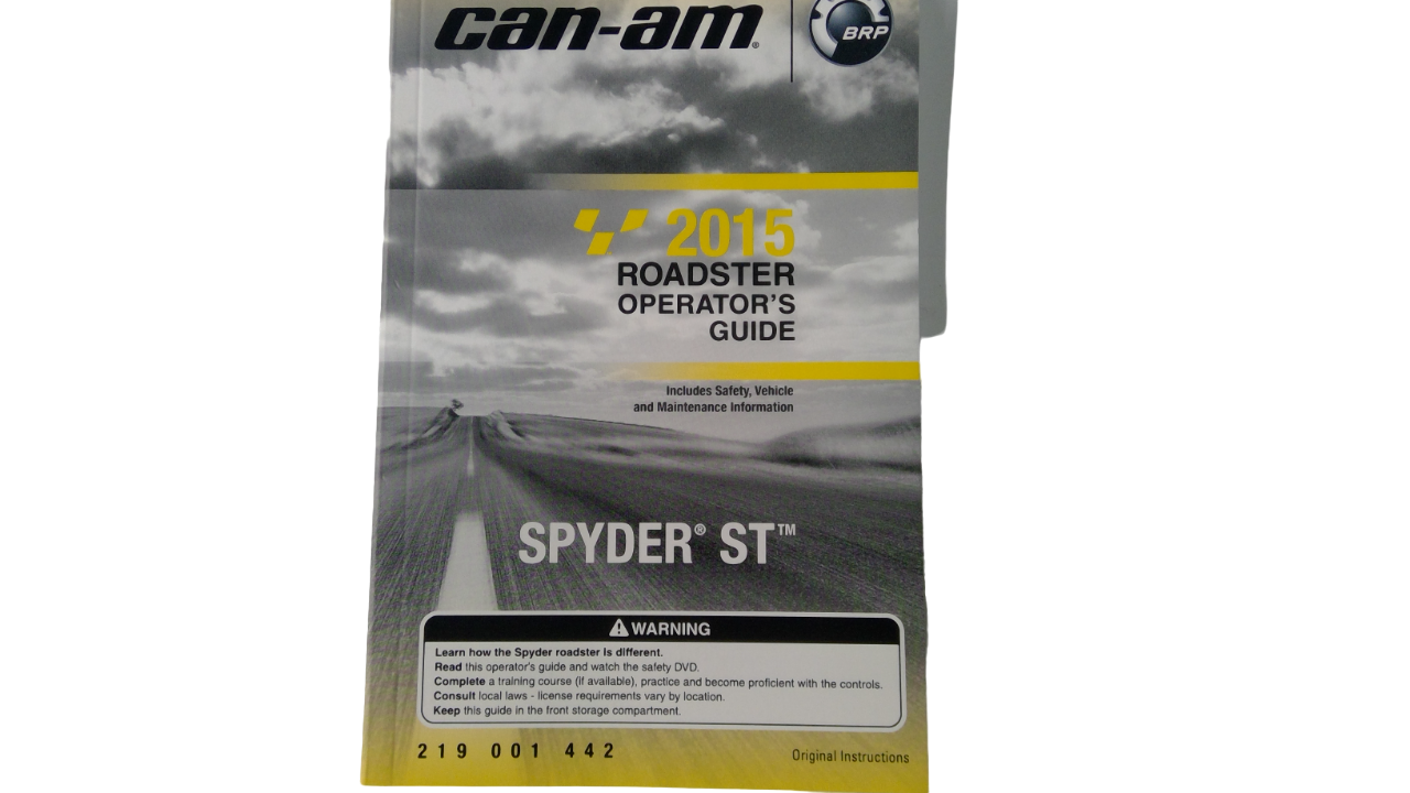 Fits BRP Operator Guide 2015, OEM Part # 219001442