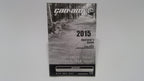 Fits BRP Operator Guide 2015, OEM Part # 219001447