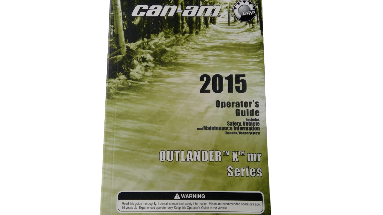 Fits BRP Operator Guide 2015, OEM Part # 219001449