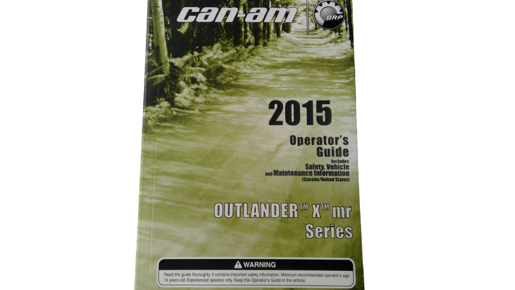 Fits BRP Operator Guide 2015, OEM Part # 219001449 - Vintage image