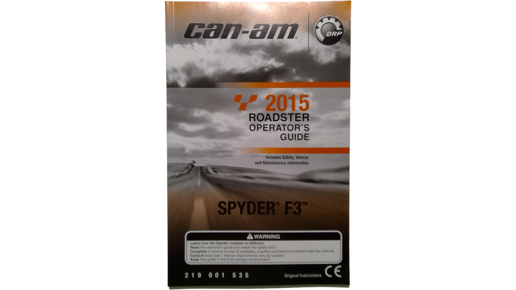 Fits BRP Operator Guide 2015, OEM Part # 219001535 - Vintage image