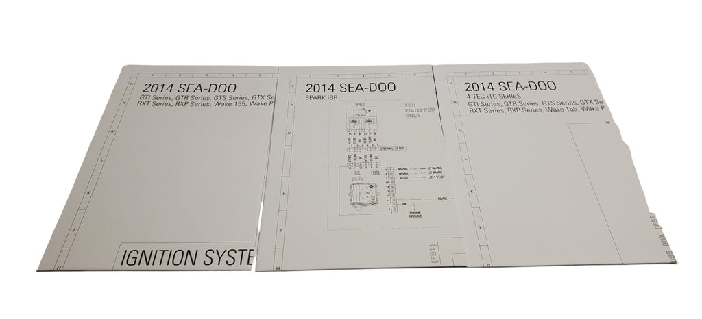 Fits Sea-Doo Sea-doo Wiring Diagrams 2, OEM Part # 219100777