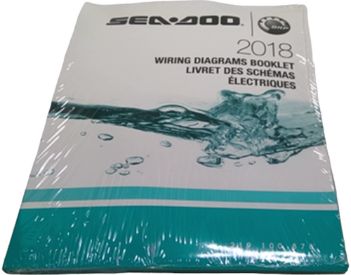 2004-2012 Fits Sea-Doo Wiring Diagrams 20, OEM Part # 219100878 - Vintage image
