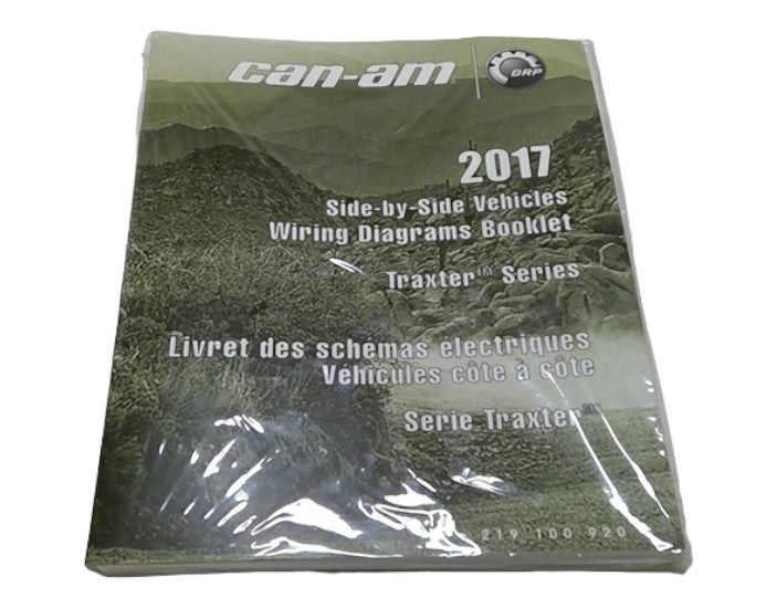 2006-2015 Fits Can-Am Traxter Traxter T Wiring Diagrams, OEM Part # 219100920 - Vintage image