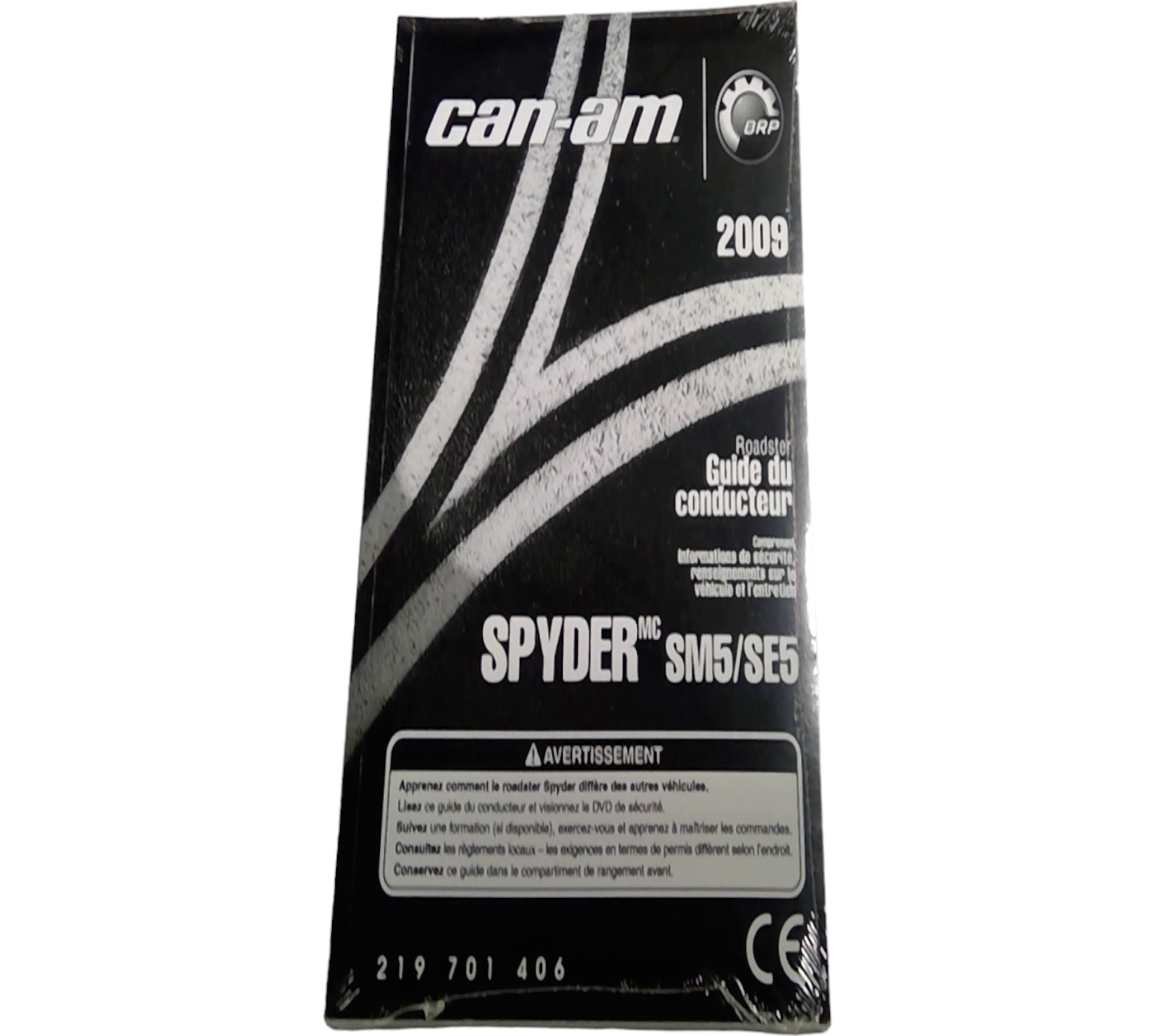 2009 Fits Can-Am Operator Guide Sm5/ Se5 2009 Fr Ce, OEM Part # 219701406 - Vintage image