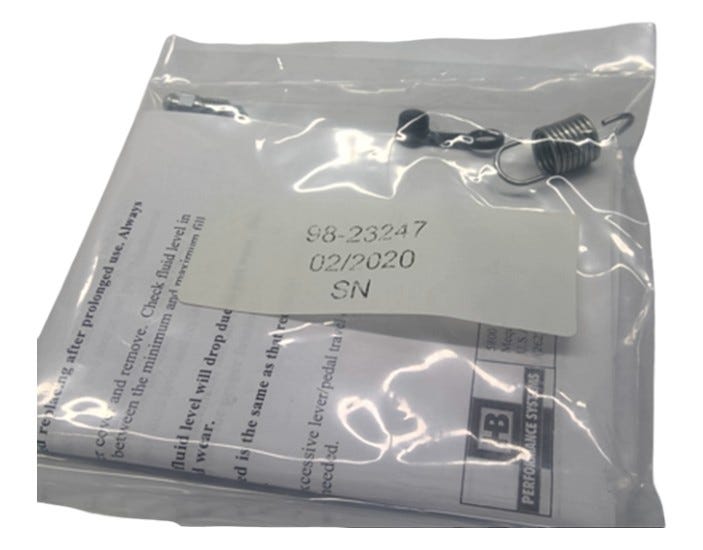 Fits BRP Bleed Screw AND Spring KIT, OEM Part # 219800045
