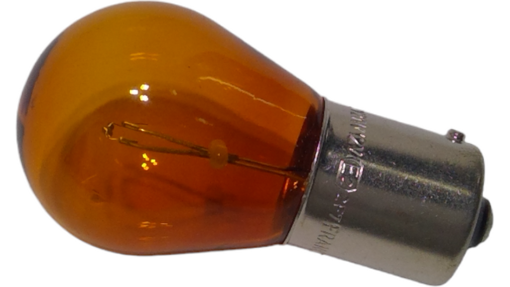 Fits Can-Am Se6/ 002 - F3 S Sm6 Bulb 12V 21W, Amber, OEM Part # 219800046 - Vintage image