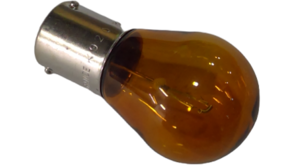 Fits Can-Am Se6/ 002 - F3 S Sm6 Bulb 12V 21W, Amber, OEM Part # 219800046 - Vintage image
