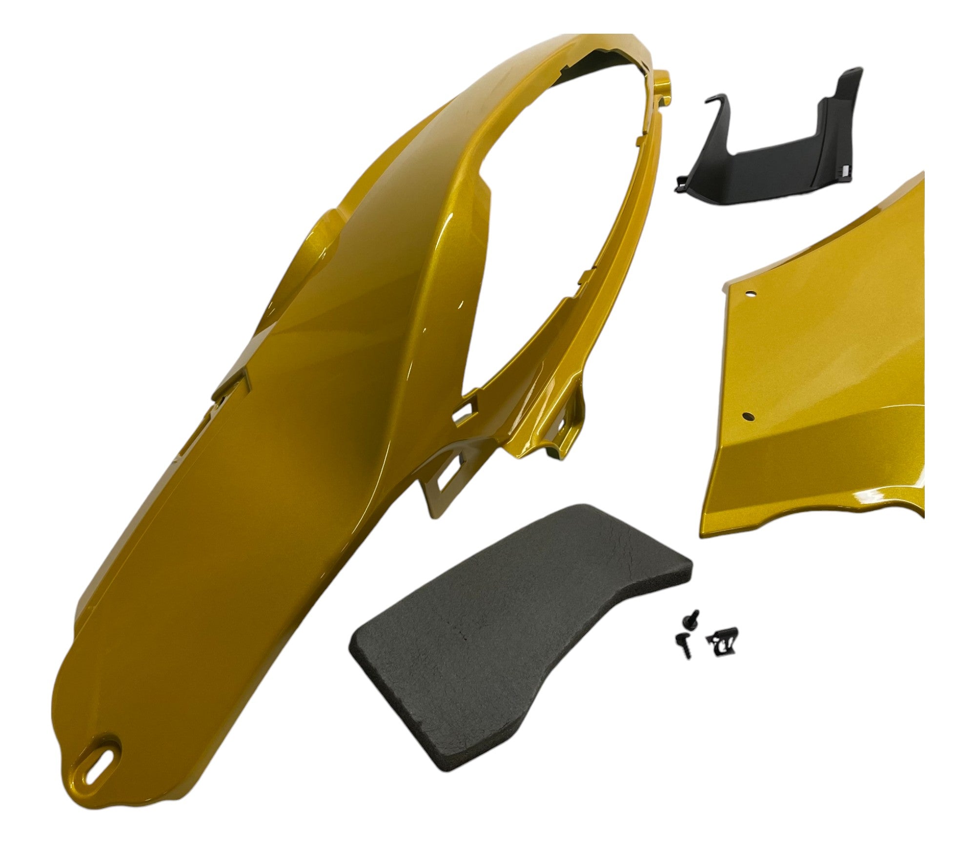 Fits BRP Yellow Left Hand Panel Kit, OEM Part # 219800343 - Vintage image